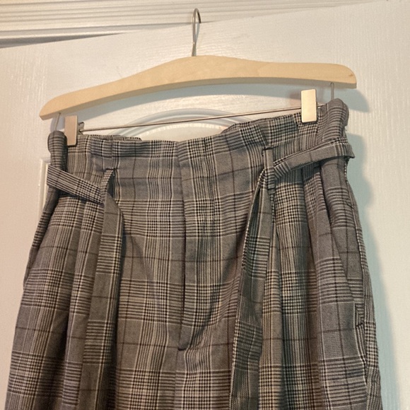 Prince of wales check paper bag trs. - Picture 3 of 5